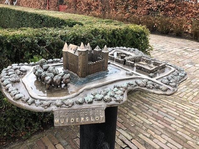 Mooie maquette bij Muiderslot